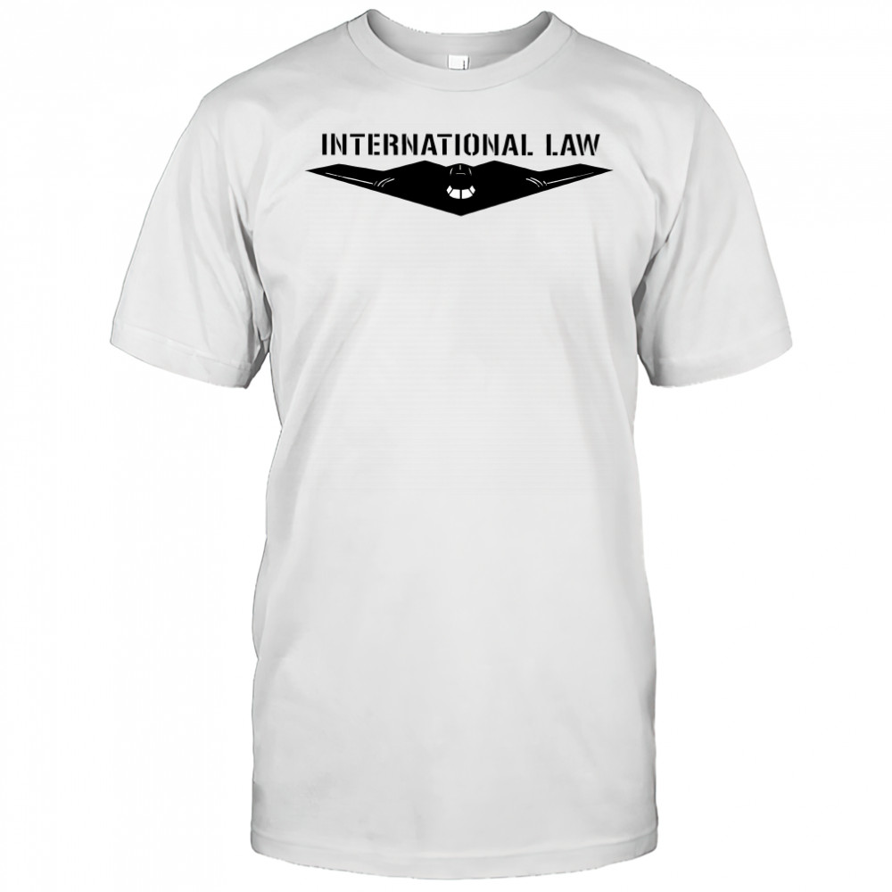 International Law Northrop Grumman B-2 graphic shirt