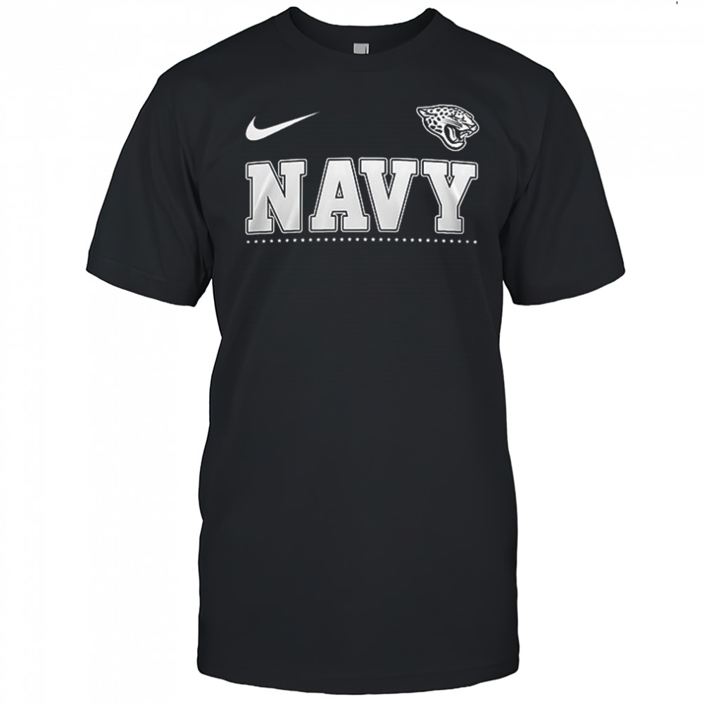 Jacksonville Jaguars x NAVY never underestimate an old man who was a sailor skull shirt