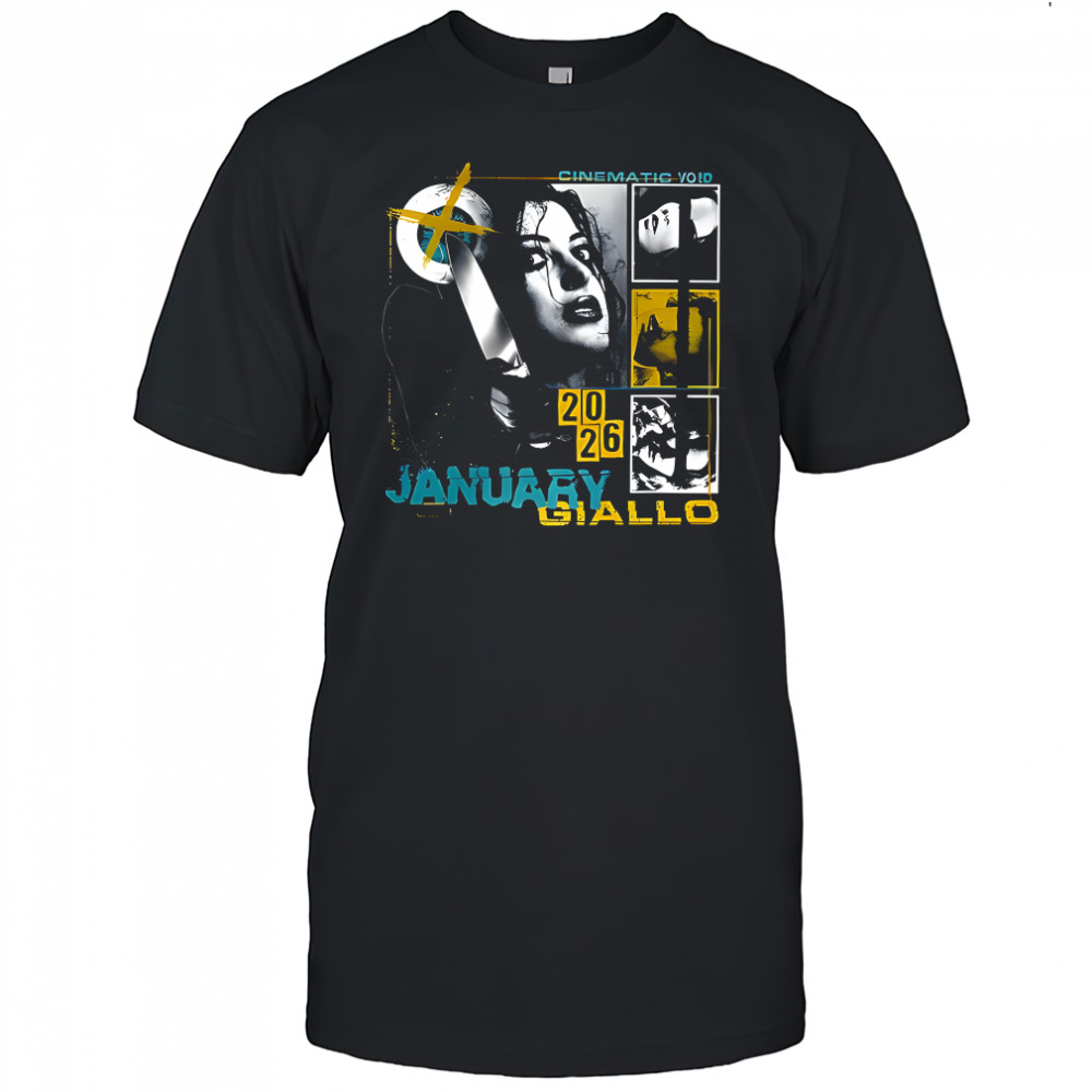 January Giallo Cinematic Void shirt
