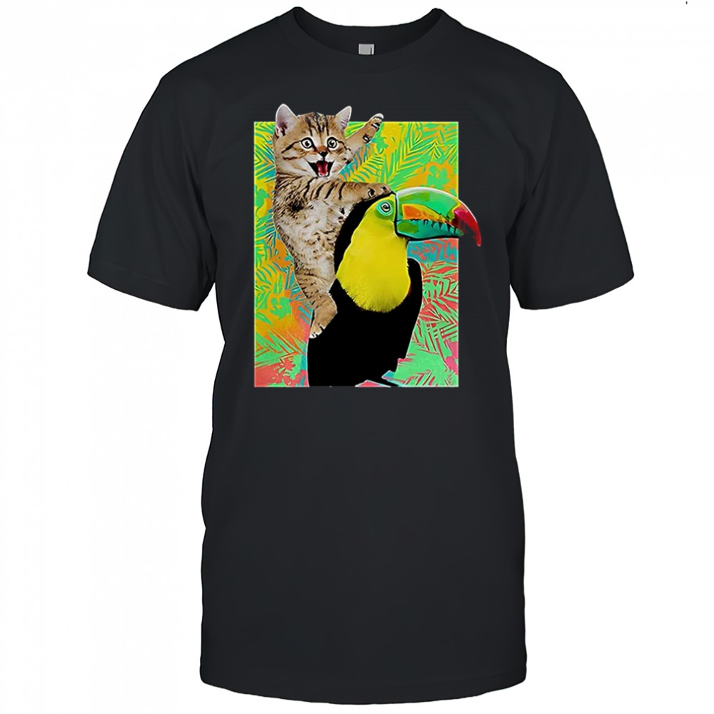 Joey Rooney wearing Toucan Liv and Maddie shirt