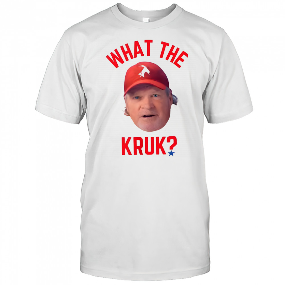 John Kruk Philadelphia Phillies MLB What the Kruk big face shirt