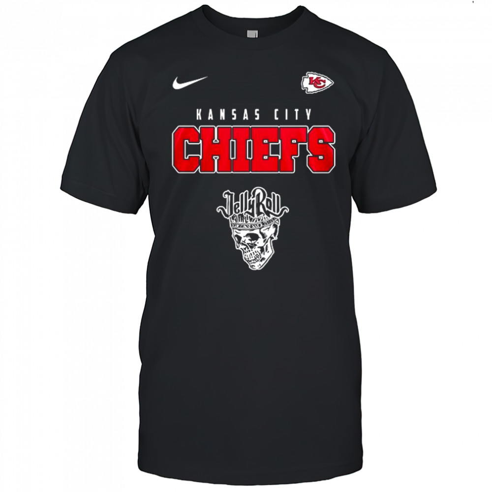 Kansas City Chiefs x Jelly Roll meets football logo shirt