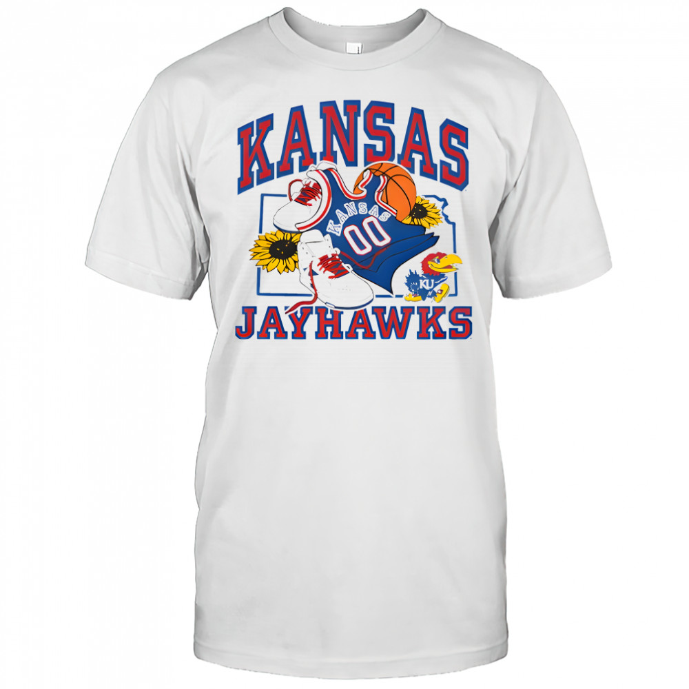 Kansas Jayhawks Sunflower Ringer Shirt