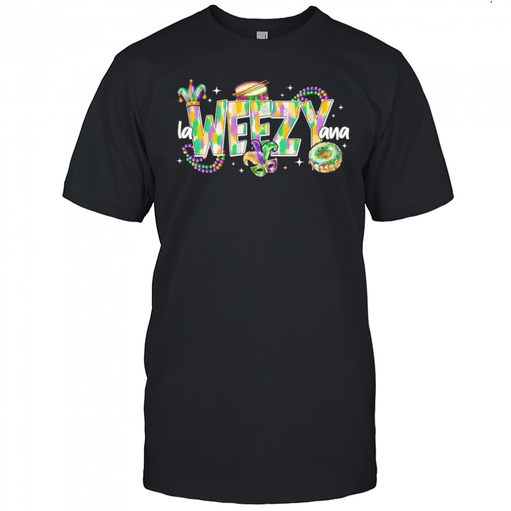 La Weezy Ana Louisiana Mardi Grass Apparel shirt