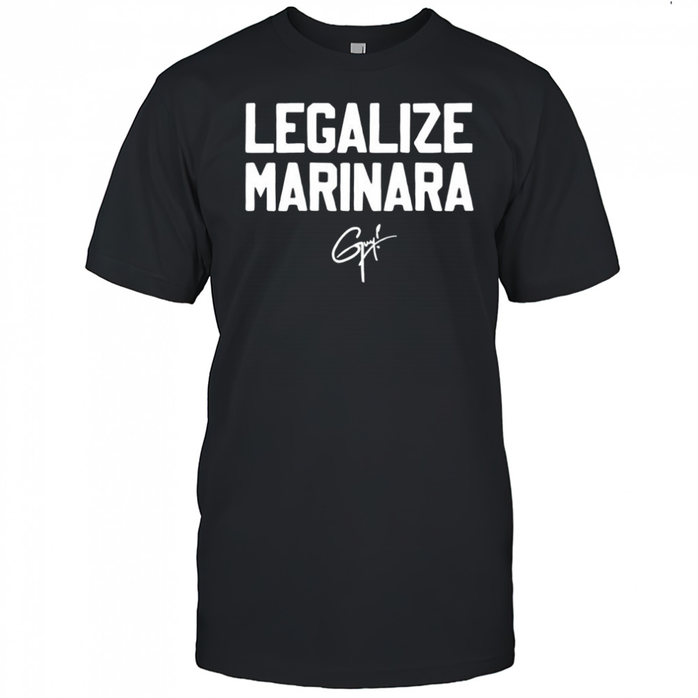 Legalize Marinara Guy Fieri signature shirt