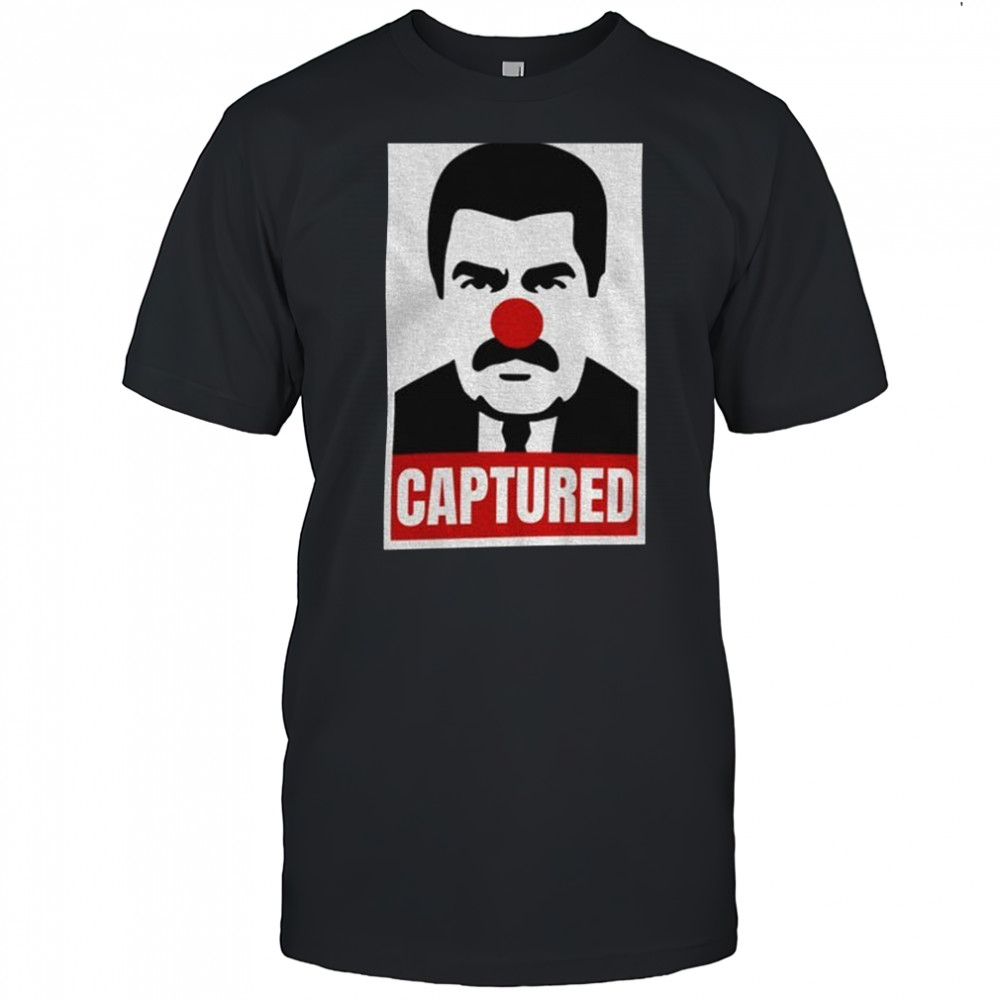 Maduro Clown Captured Poster Style Portrait Fuck Maduro shirt