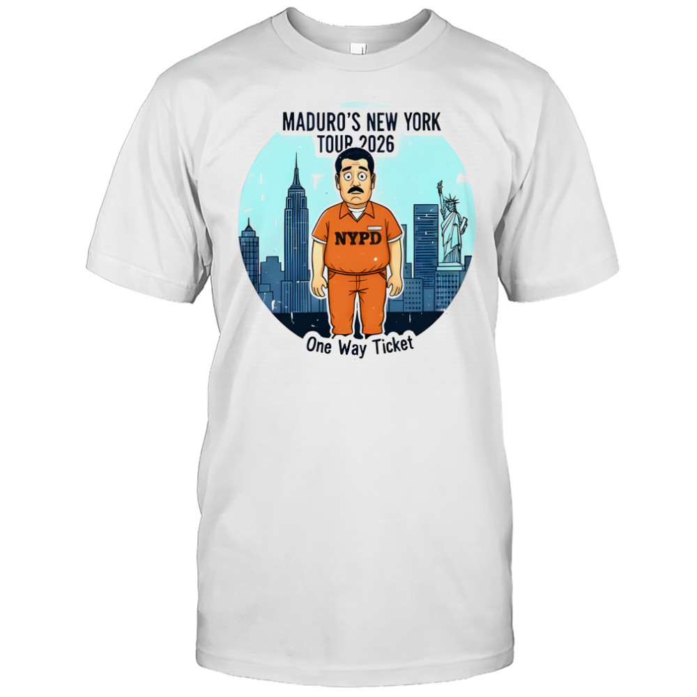 Maduro New York Tour 2026 One Way Ticket shirt