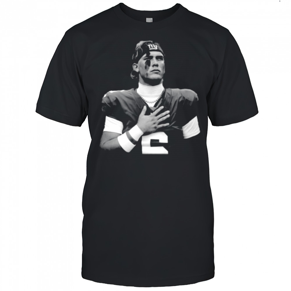 Men’s New York Giants Jaxson Dart Name & Number T Shirt
