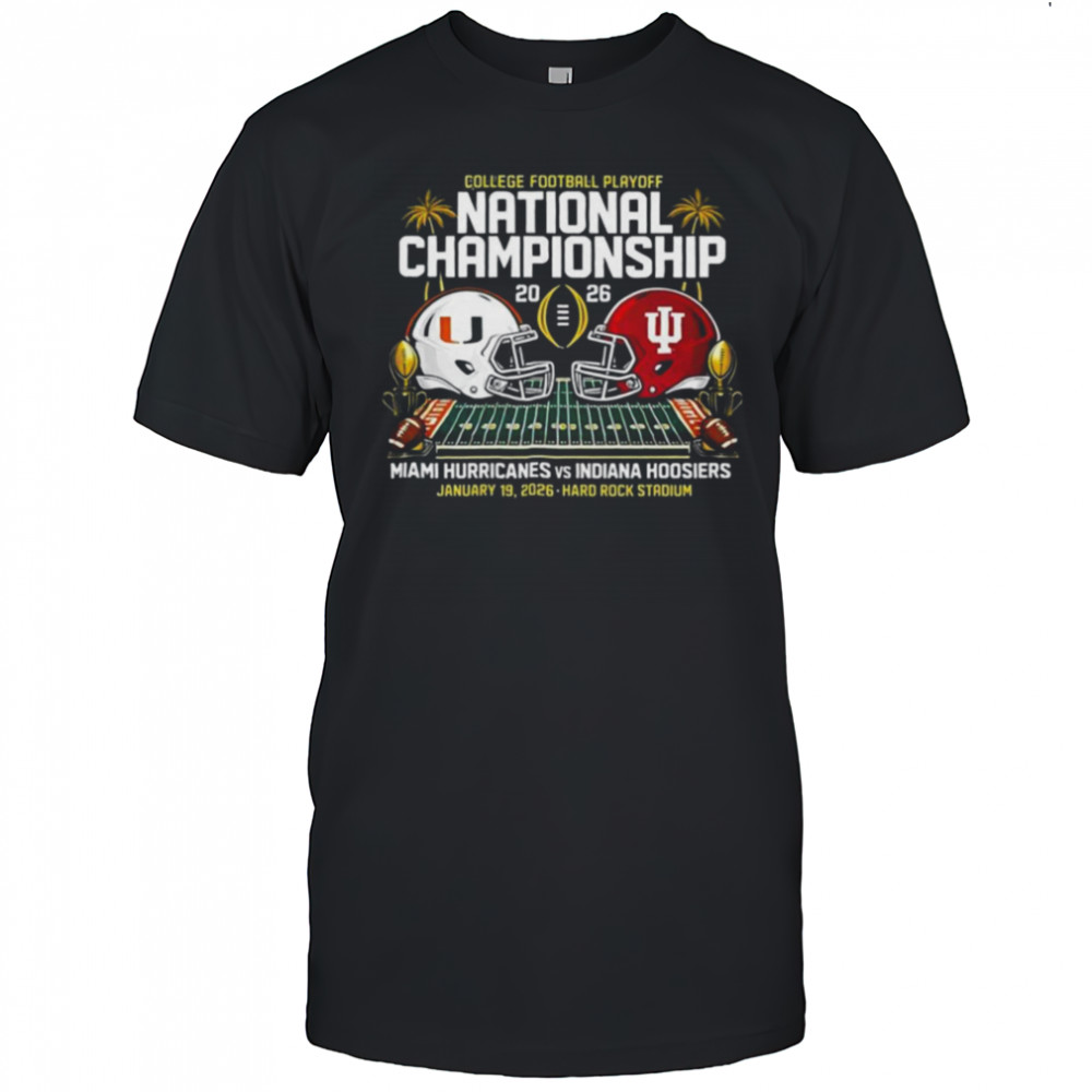 Miami vs Indiana CFP National Championship 2026 Shirt