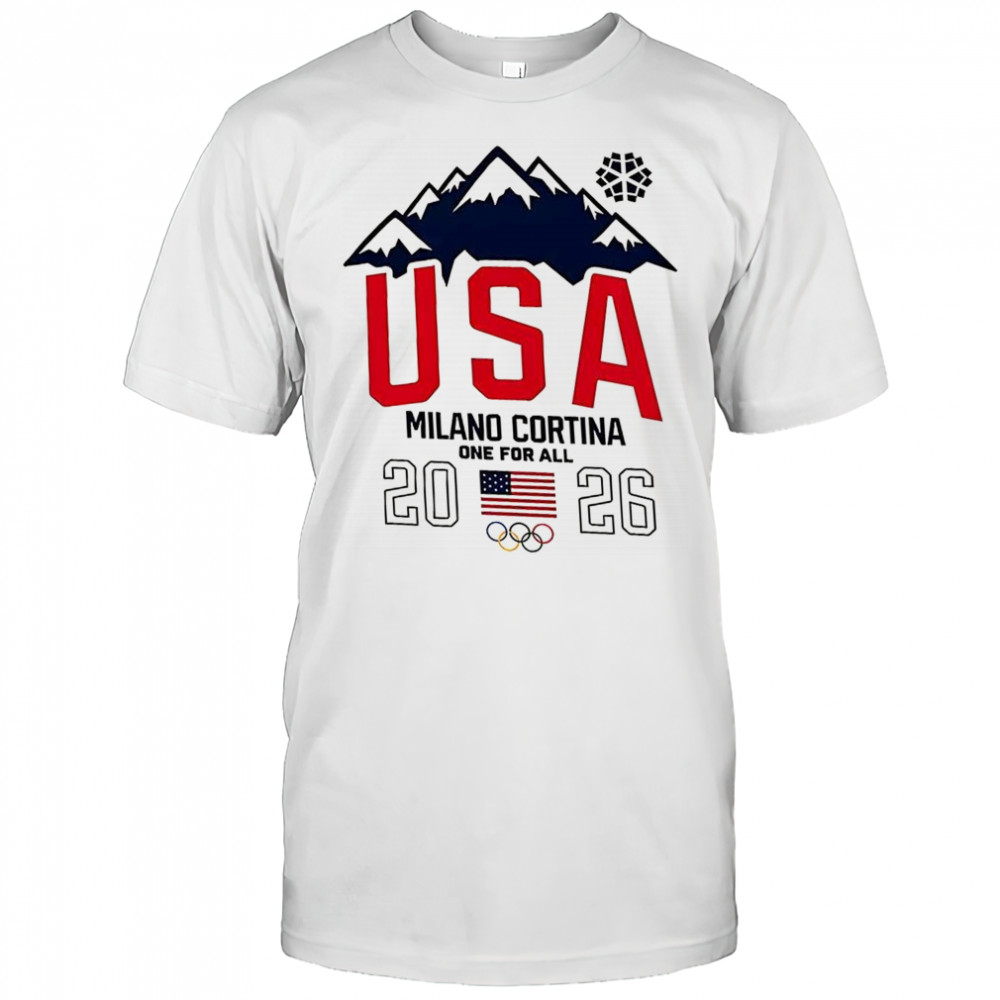 Milano Cortina one for all USA 2026 shirt