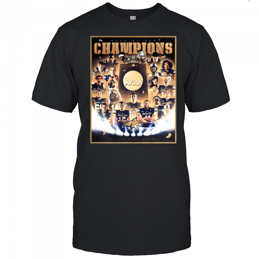 Montana State Bobcats 2025 FCS National Champions shirt