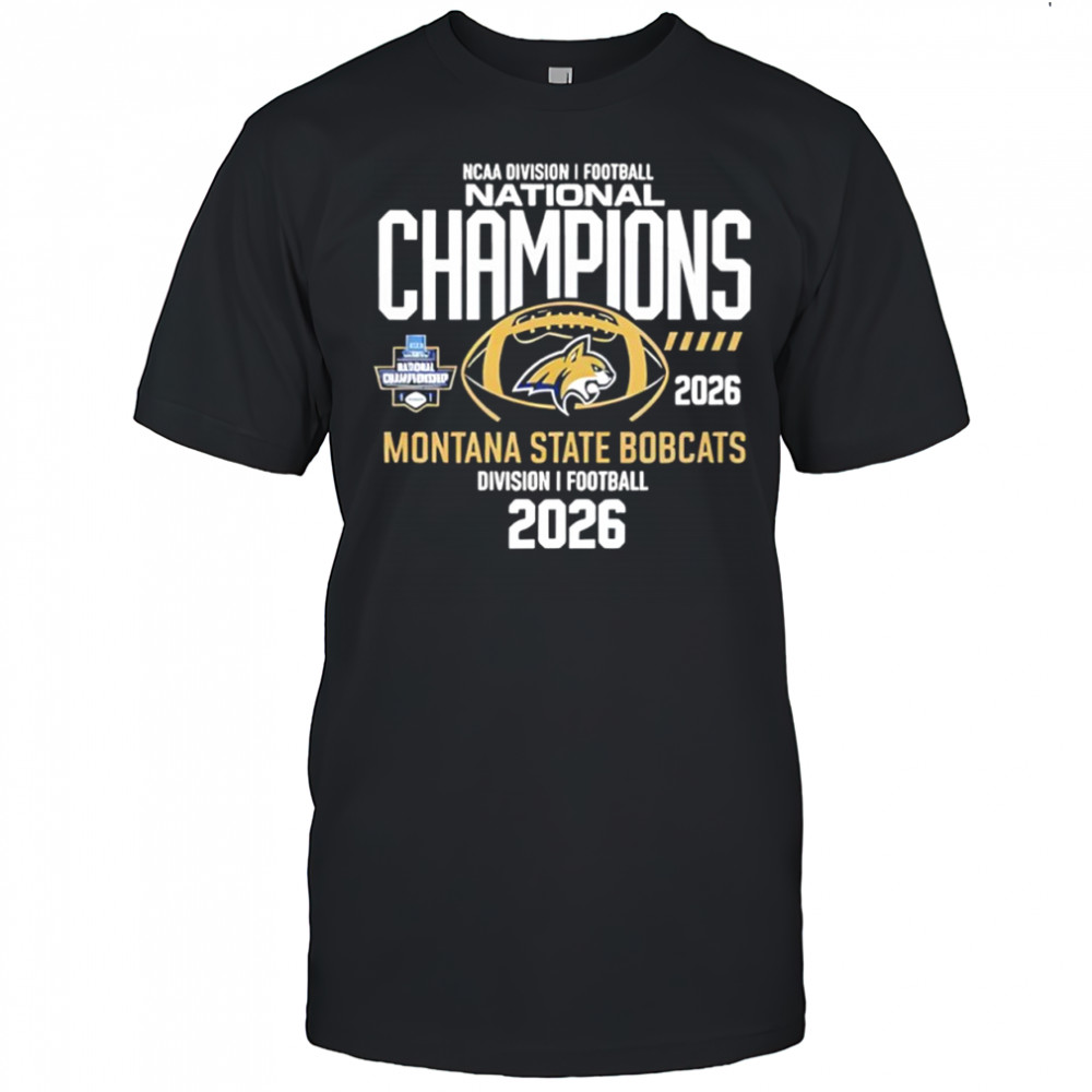 Montana State Bobcats NCAA Division I Football National Champions 2026 shirt
