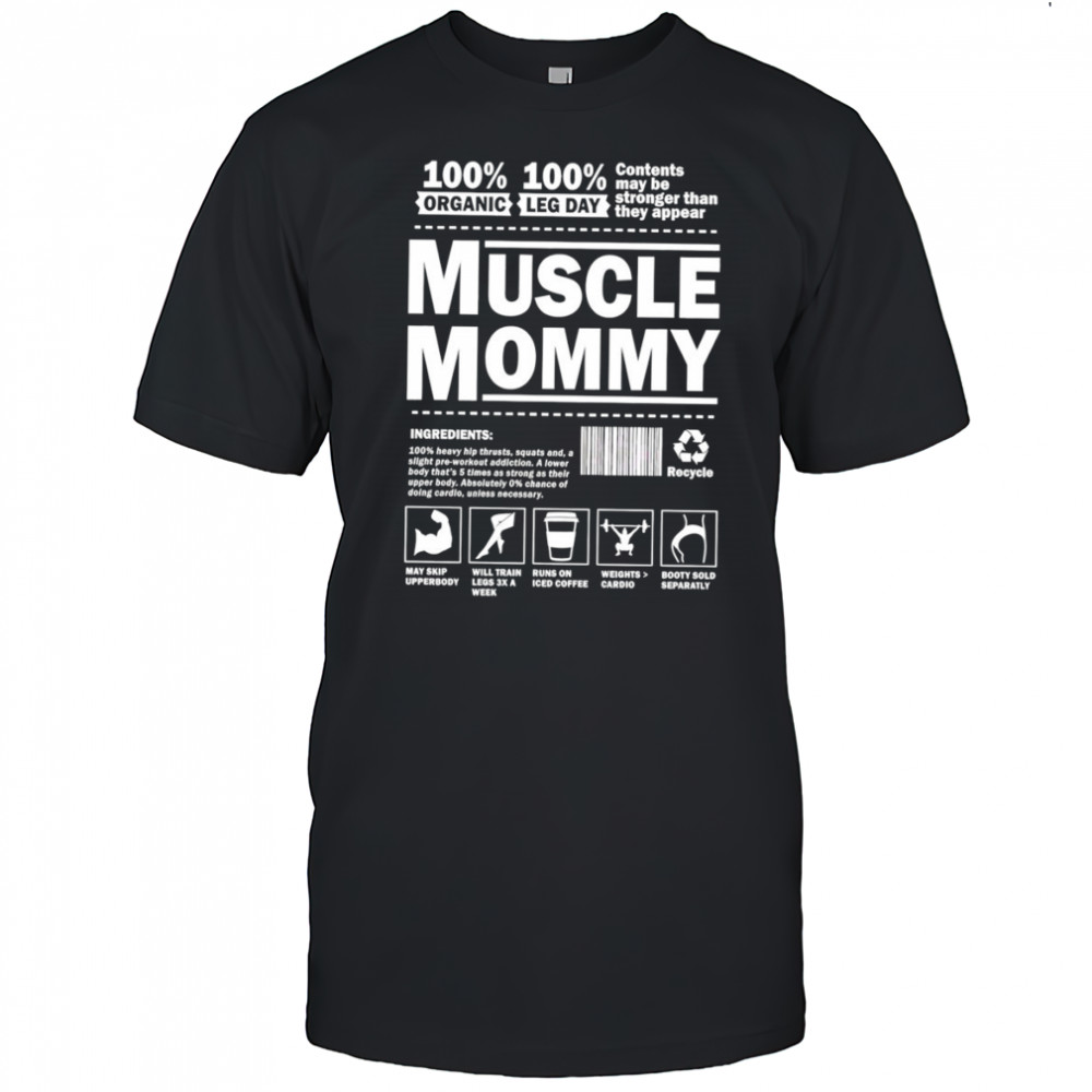 Muscle mommy contents may be stronger than they appear shirt