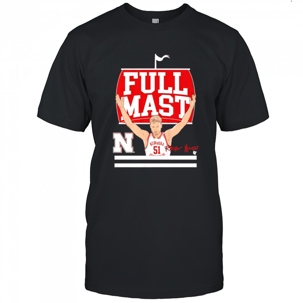 Nebraska Cornhuskers Basketball Rienk Mast Full Mast shirt