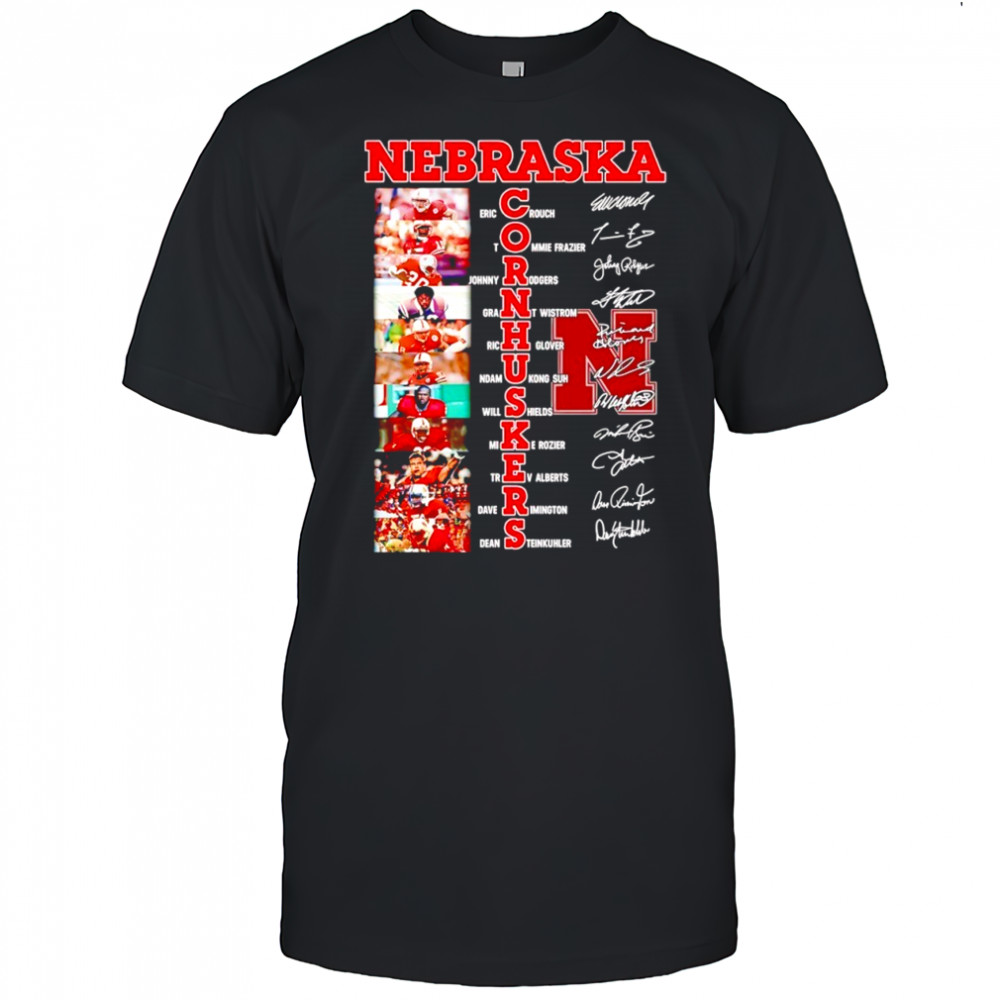 Nebraska Cornhuskers name of legends ssignatures shirt