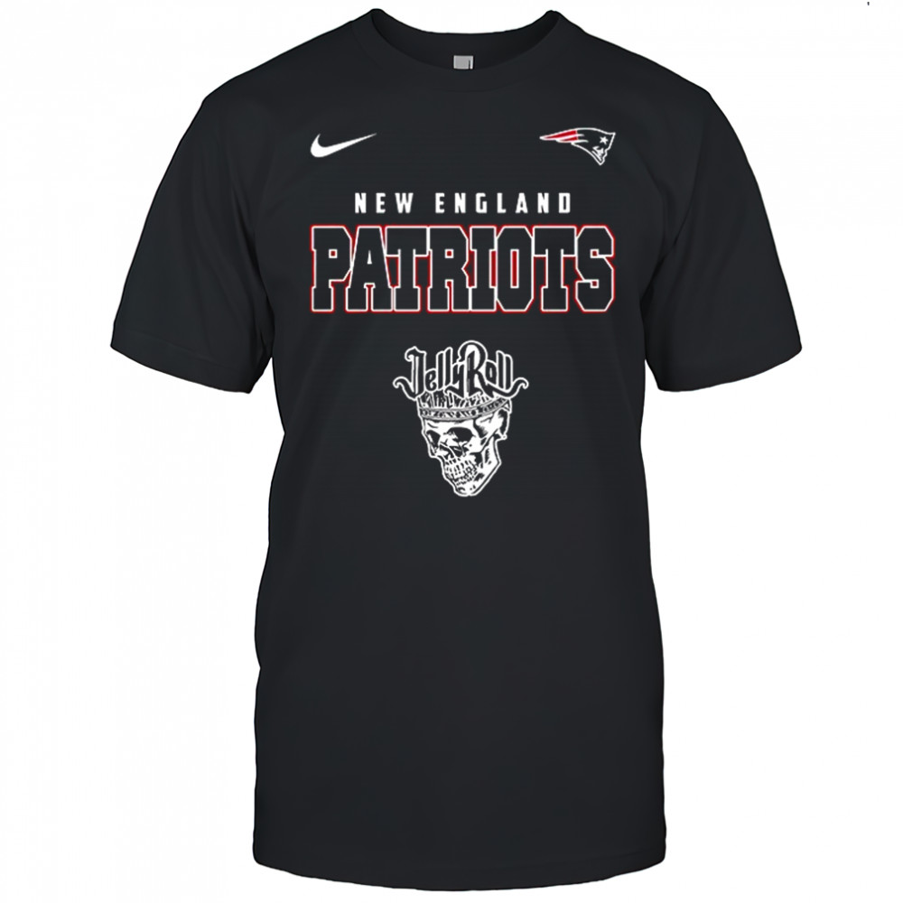 New England Patriots x Jelly Roll meets football logo shirt