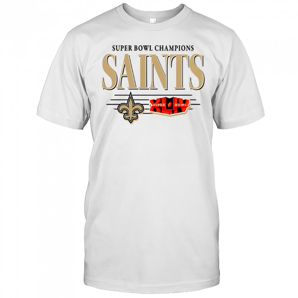New Orleans Saints NFL Super Bowl Champions The team’s championships vintage logo shirt