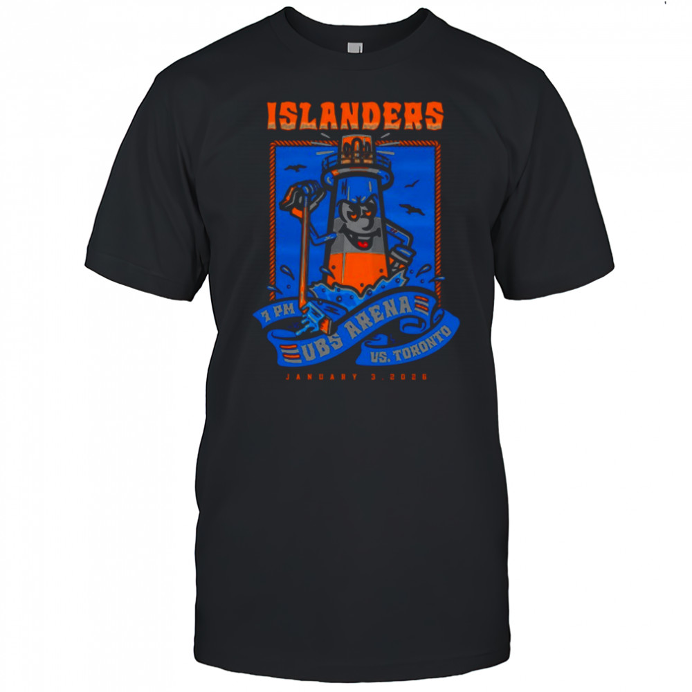 New York Islanders vs Toronto Maple Leafs UBS arena shirt