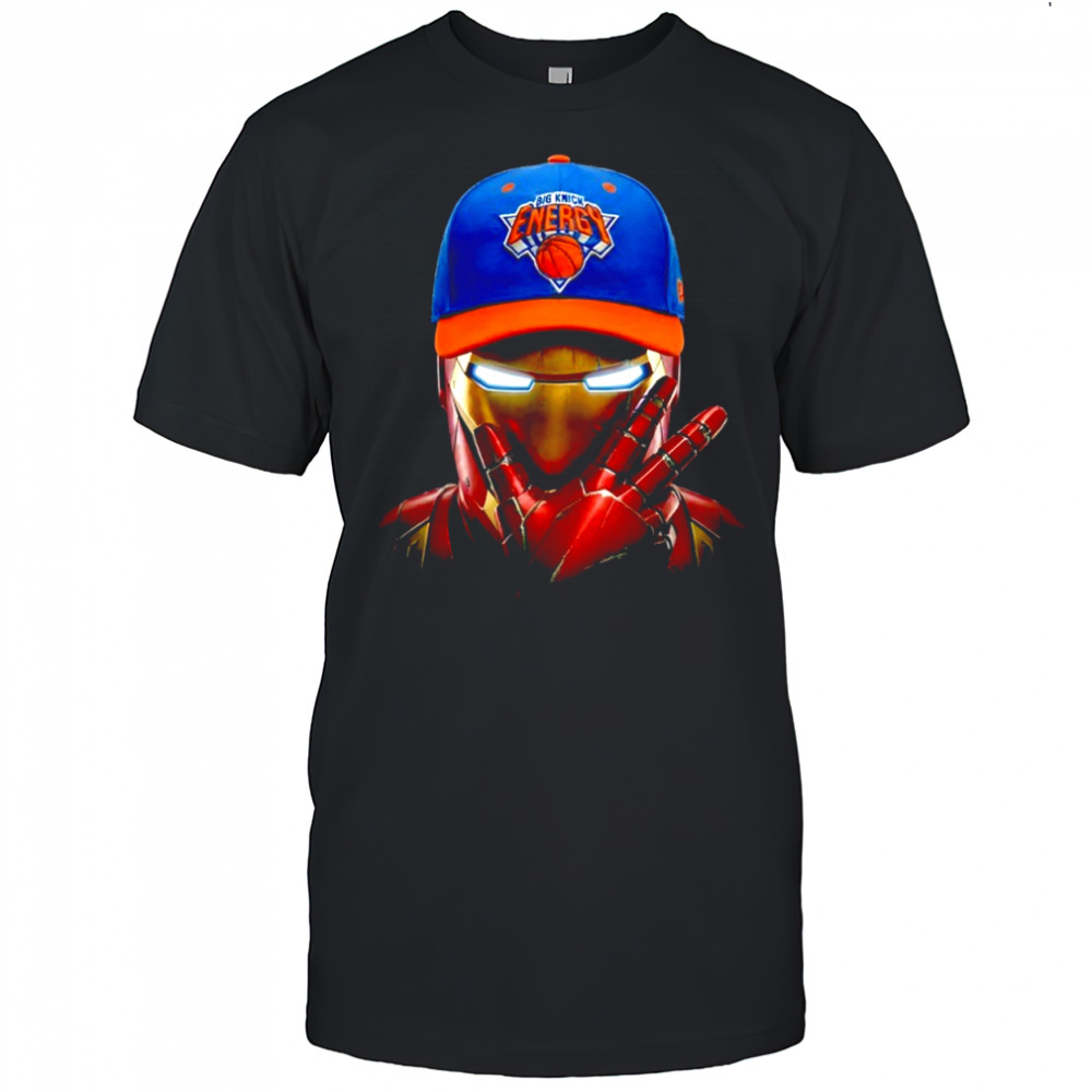 New York Knicks Iron Man x Iron Man Celly Shirt