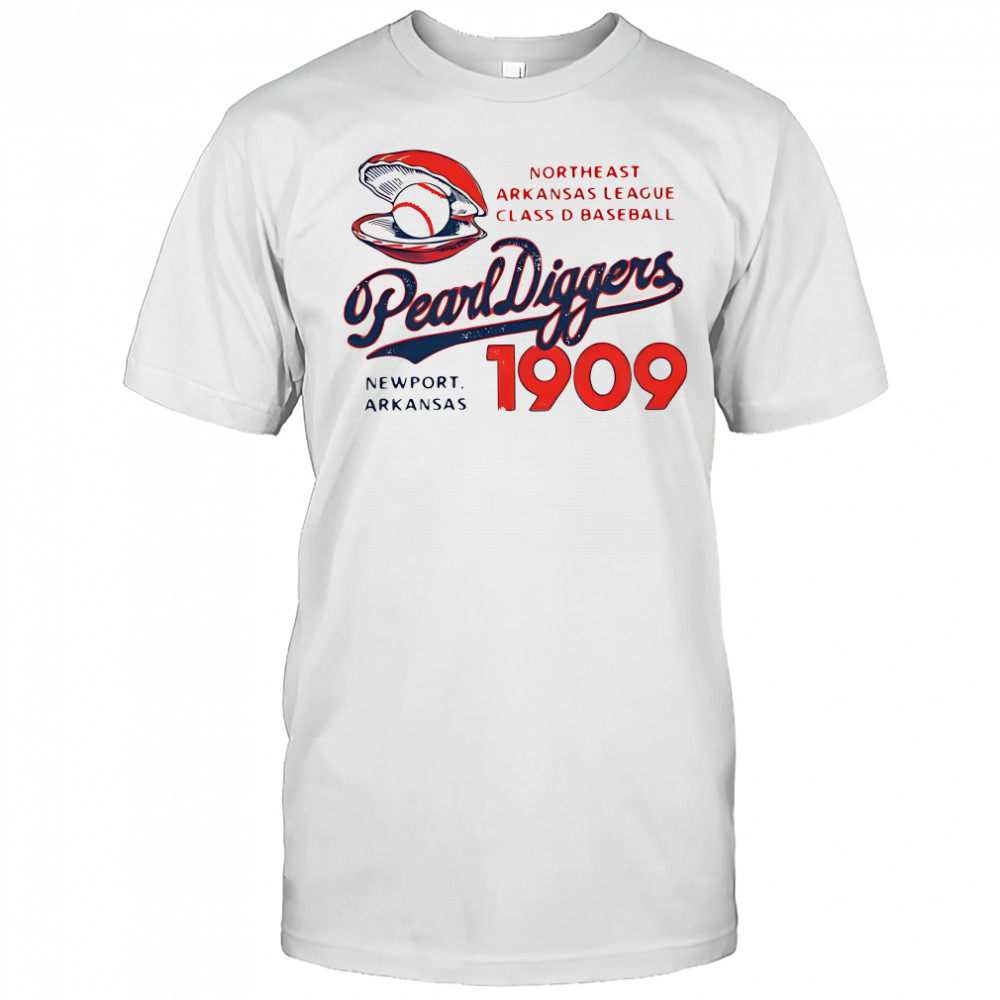 Newport Pearl Diggers Northeast Arkansas League baseball teams defunct 1909 vintage logo