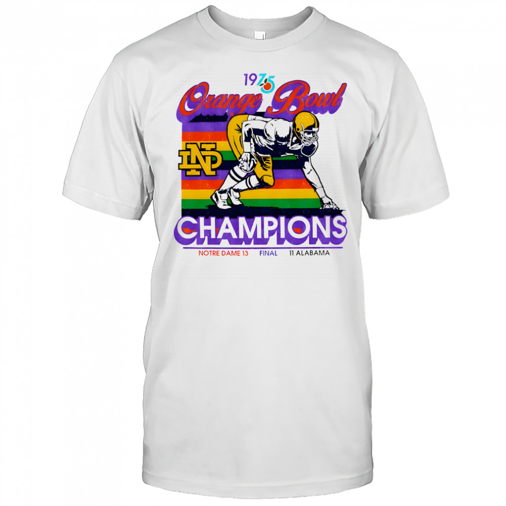 Notre Dame Fighting Irish Orange Bowl History Champions shirt