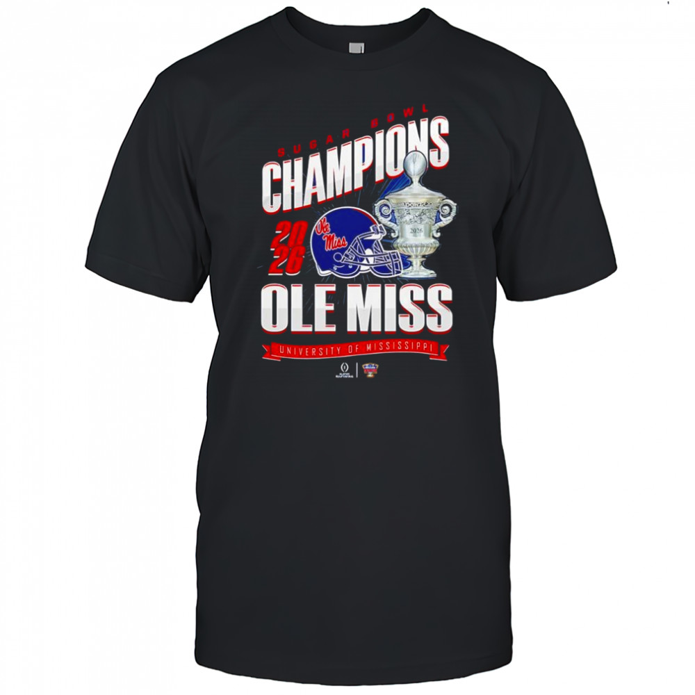 Ole Miss Rebels 2026 Sugar Bowl Champions Cup shirt