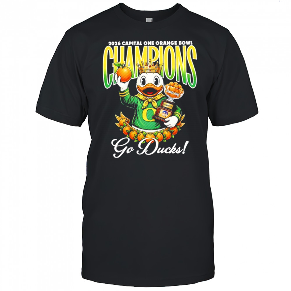 Oregon Ducks Football 2026 Orange Bowl Champions shirt