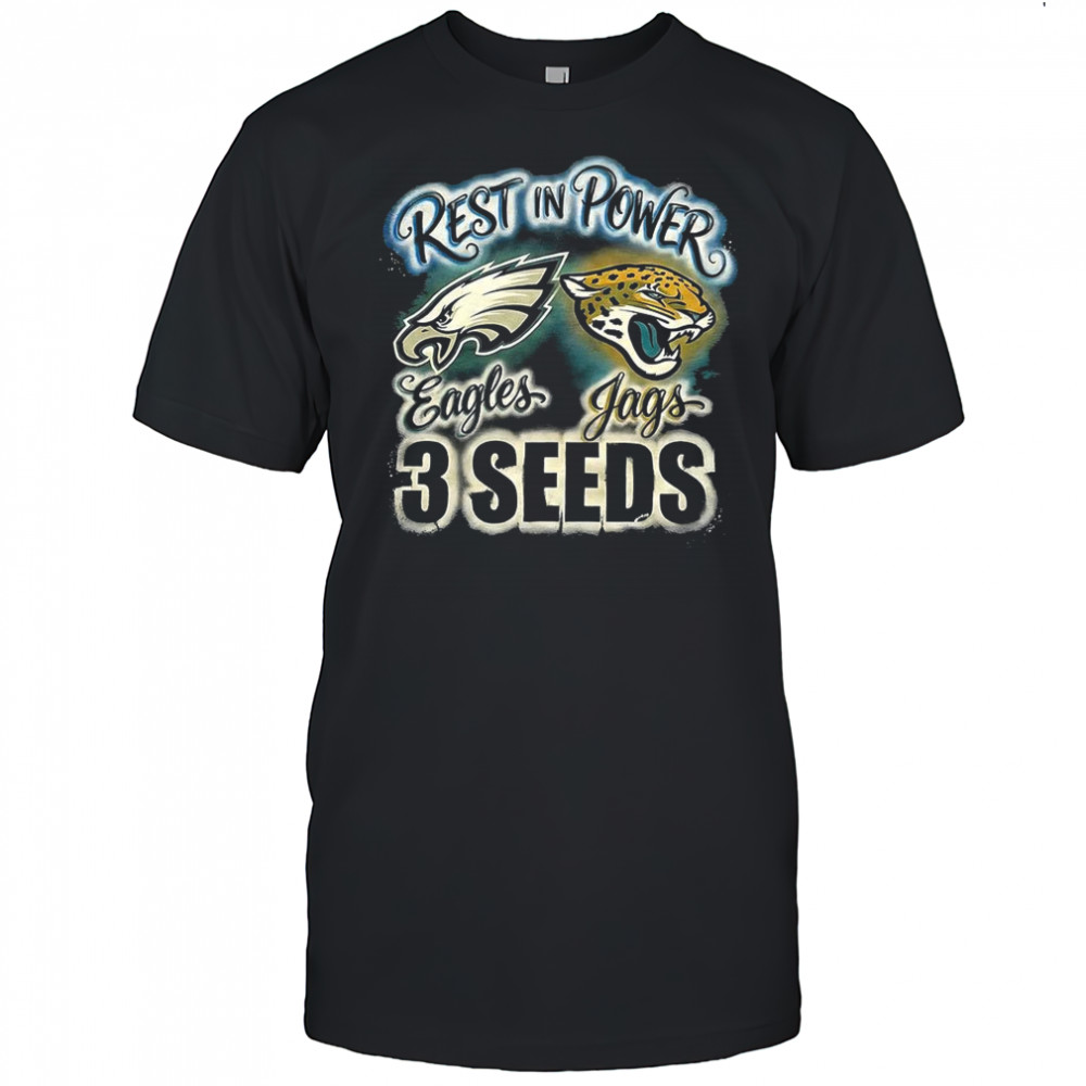 Philadelphia Eagles and Jacksonville Jaguars rest in power 3 seeds shirt