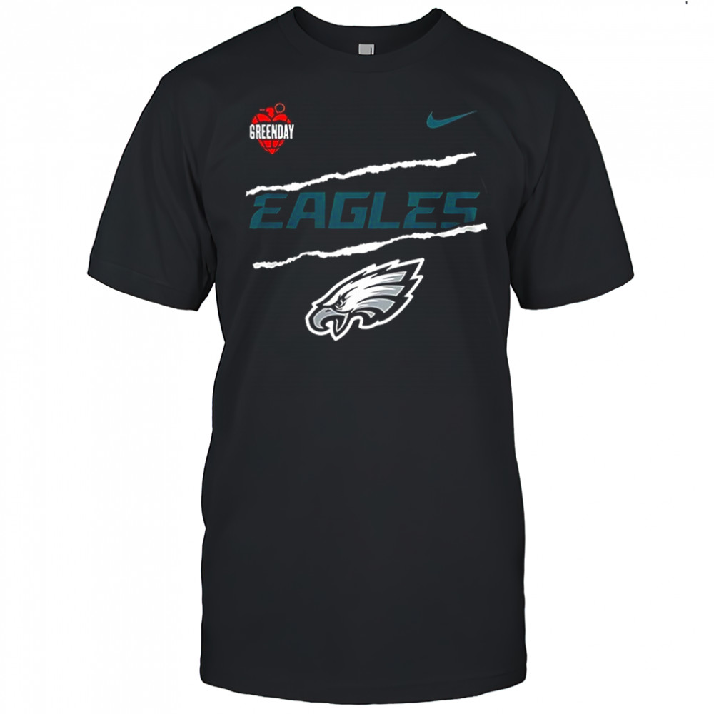 Philadelphia Eagles x Green Day graphic shirt