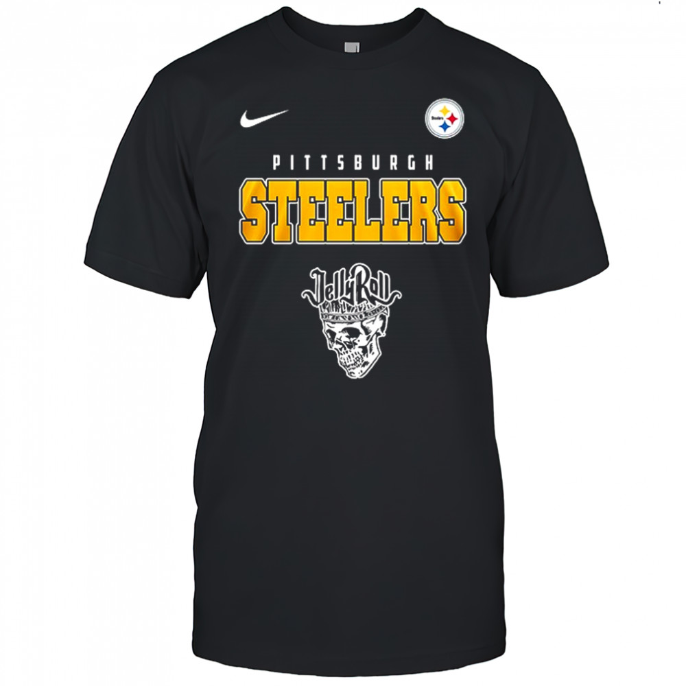 Pittsburgh Steelers x Jelly Roll meets football logo shirt
