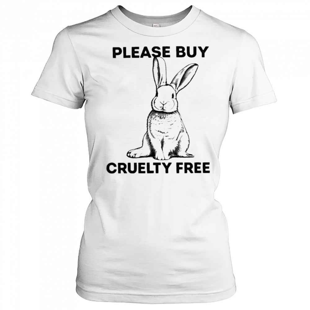 Please Buy Cruelty Free Bunny graphic shirt
