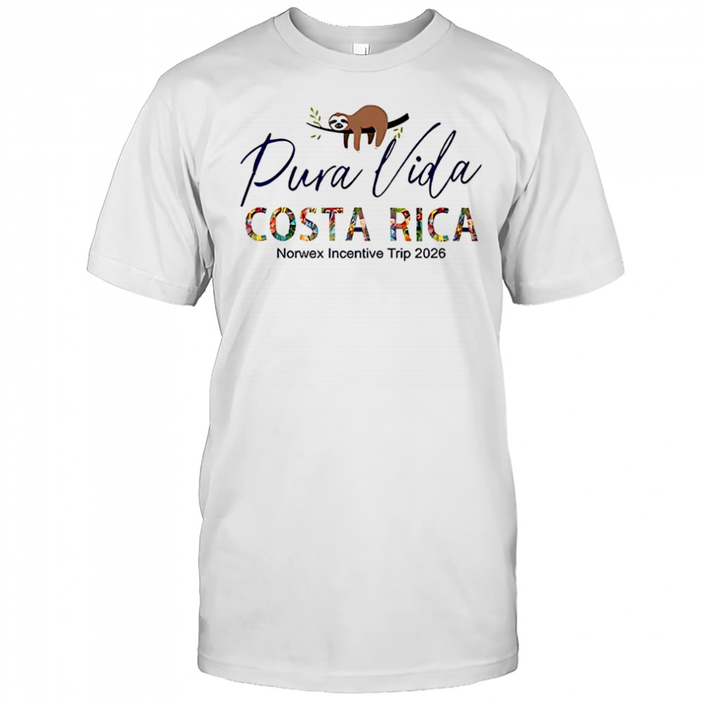 Pura Vida Costa Rica Norwex Incentive Trip 2026 shirt