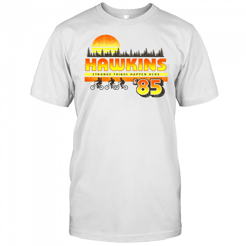 Retro 80s Sci-Fi Town’85 Strange Things Happen Here shirt
