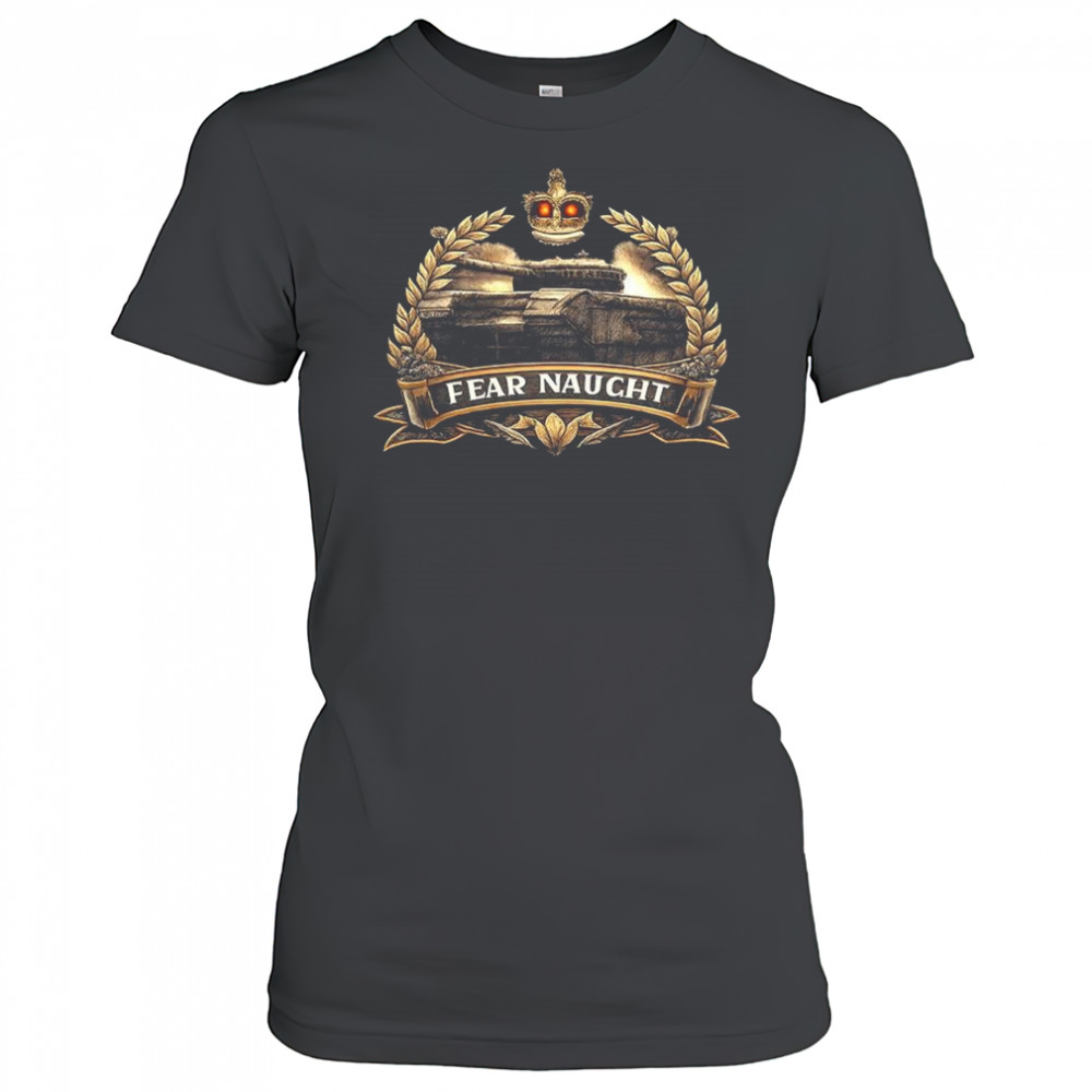 Royal Tank Regiment Fear Naught crown and laurel wreath shirt