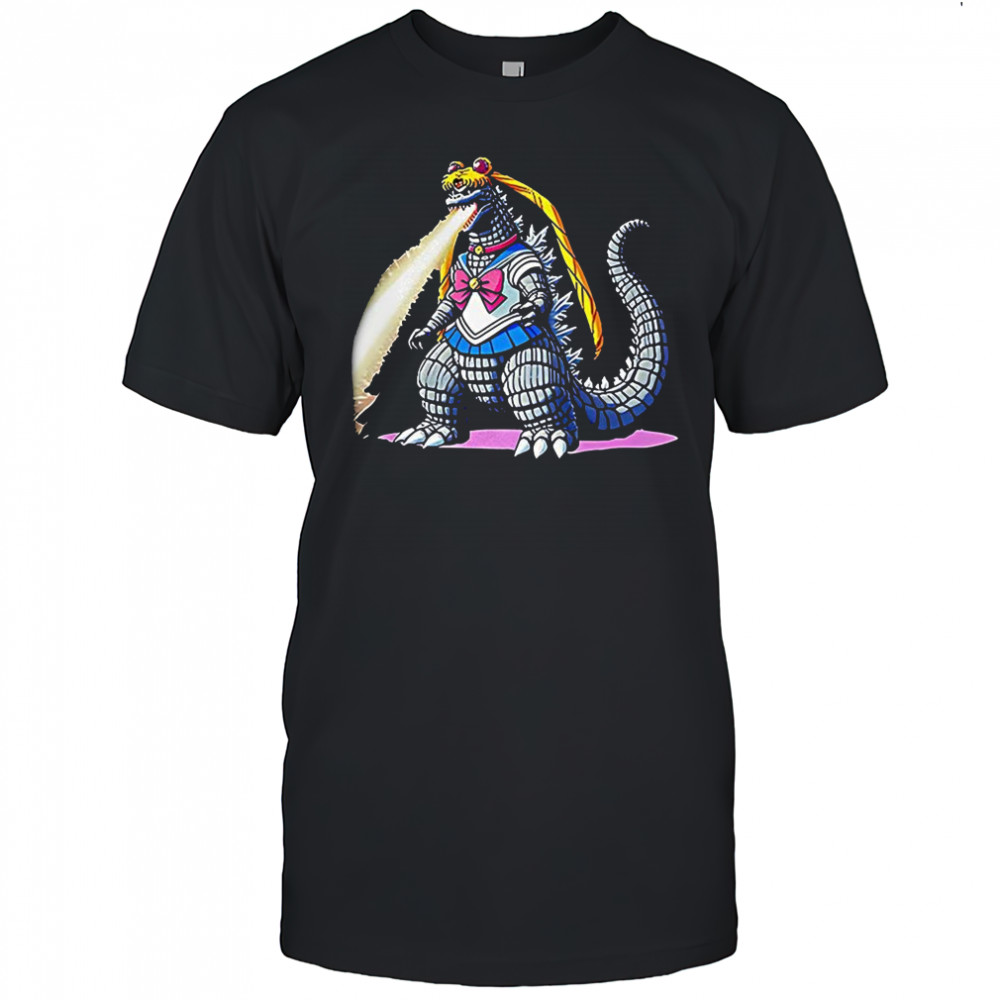 Sailor Godzilla Sailor Moon X Godzilla fan art meme shirt