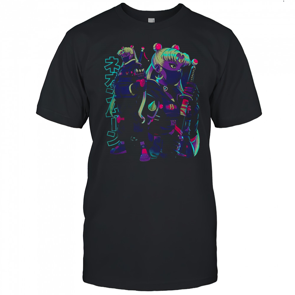 Sailor Moon Neon moon zero ninja shirt