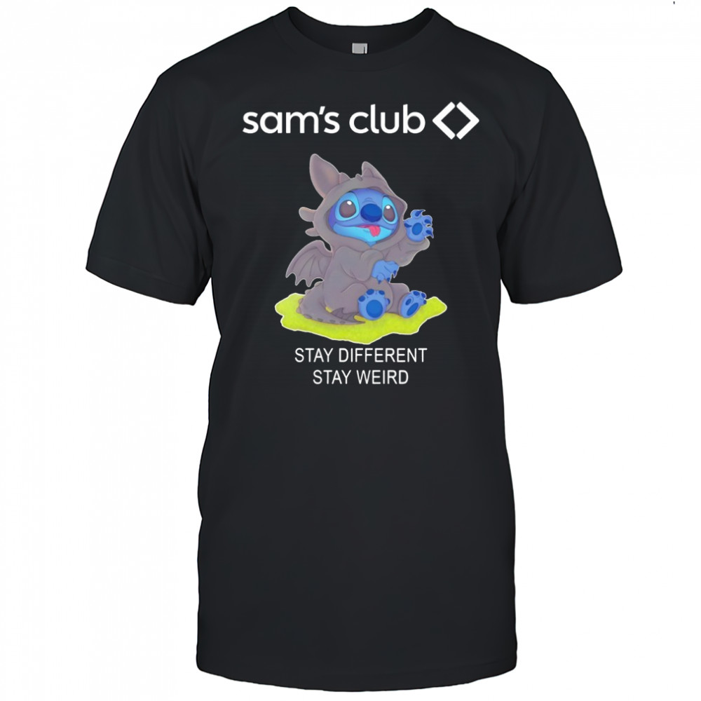 Sam’s Club x Toothless Stitch stay different stay weird shirt
