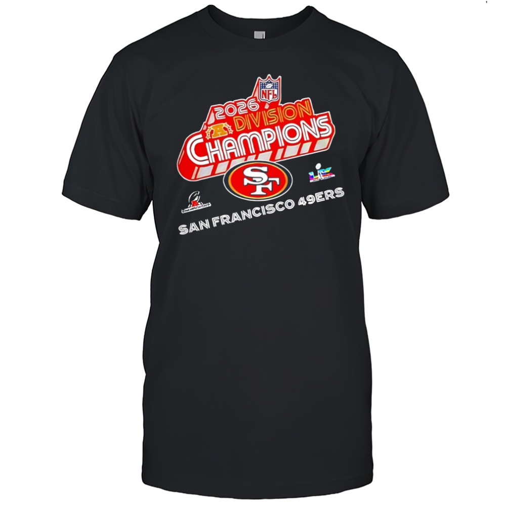 San Francisco 49ers 2026 AFC Division Champions Lix NFL shirt