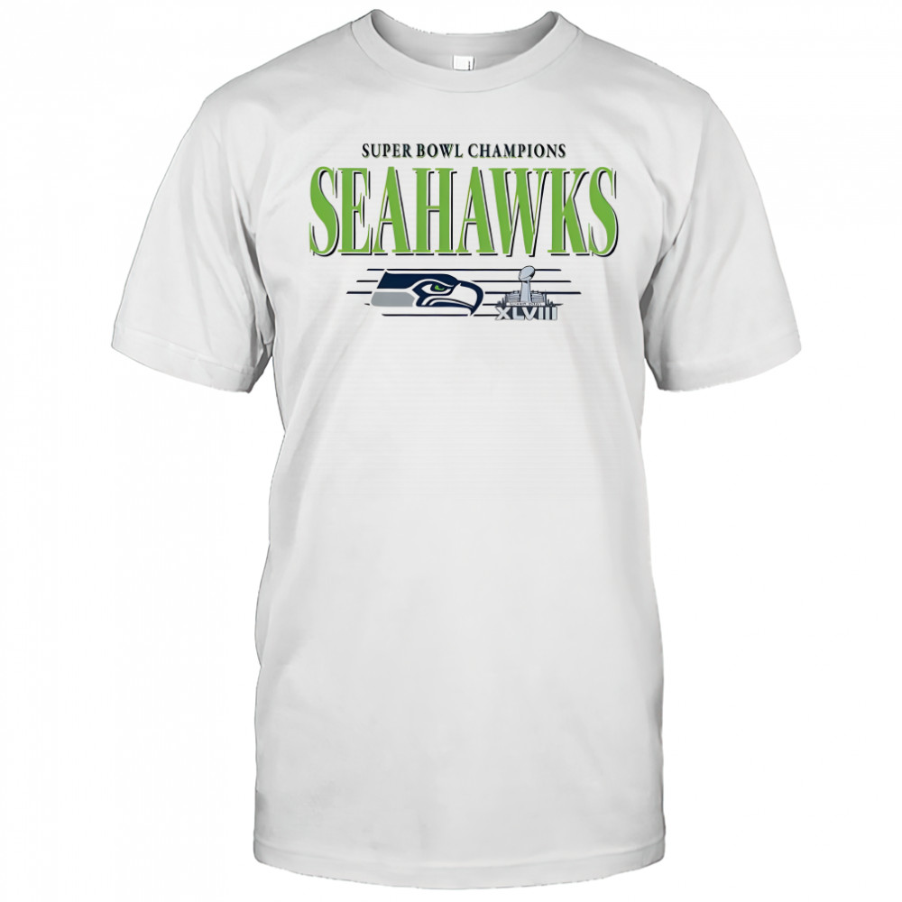 Seattle Seahawks NFL Super Bowl Champions The team’s championships vintage logo shirt