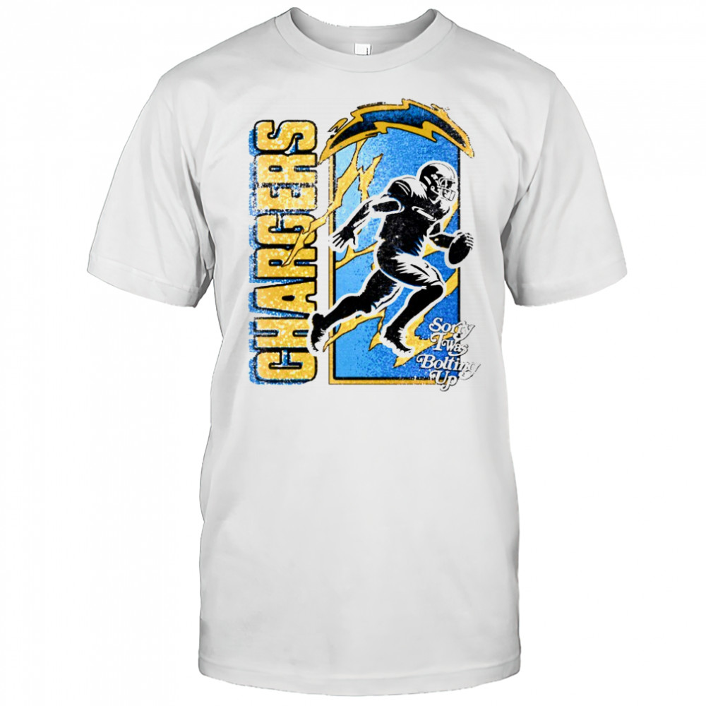 Seen x Los Angeles Chargers White Bolt Runner Shirt