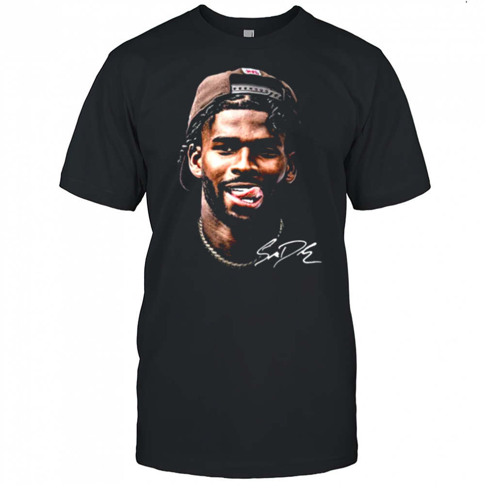 Shedeur Sanders Signature Series Black T Shirt