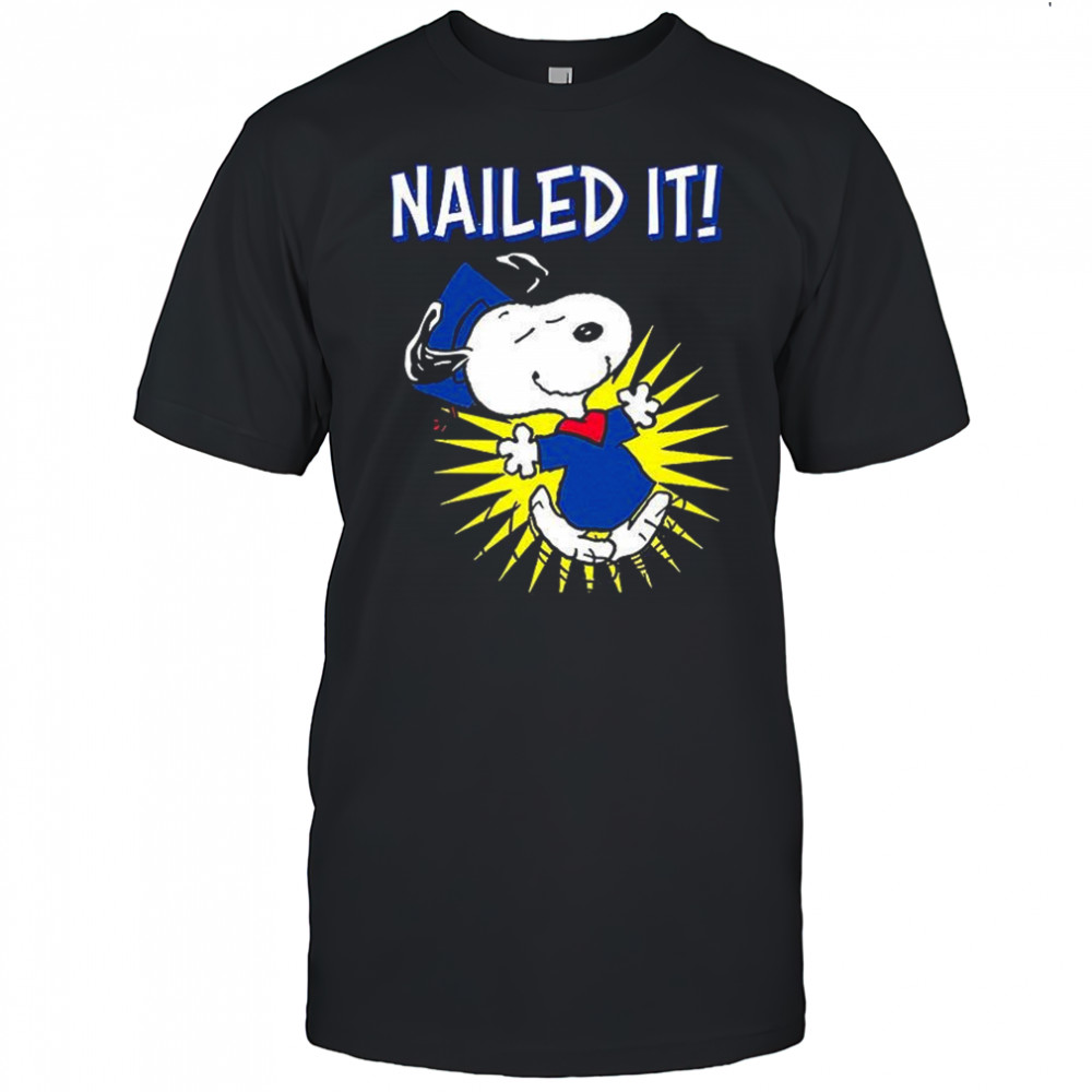 Snoopy Nailed it shirt