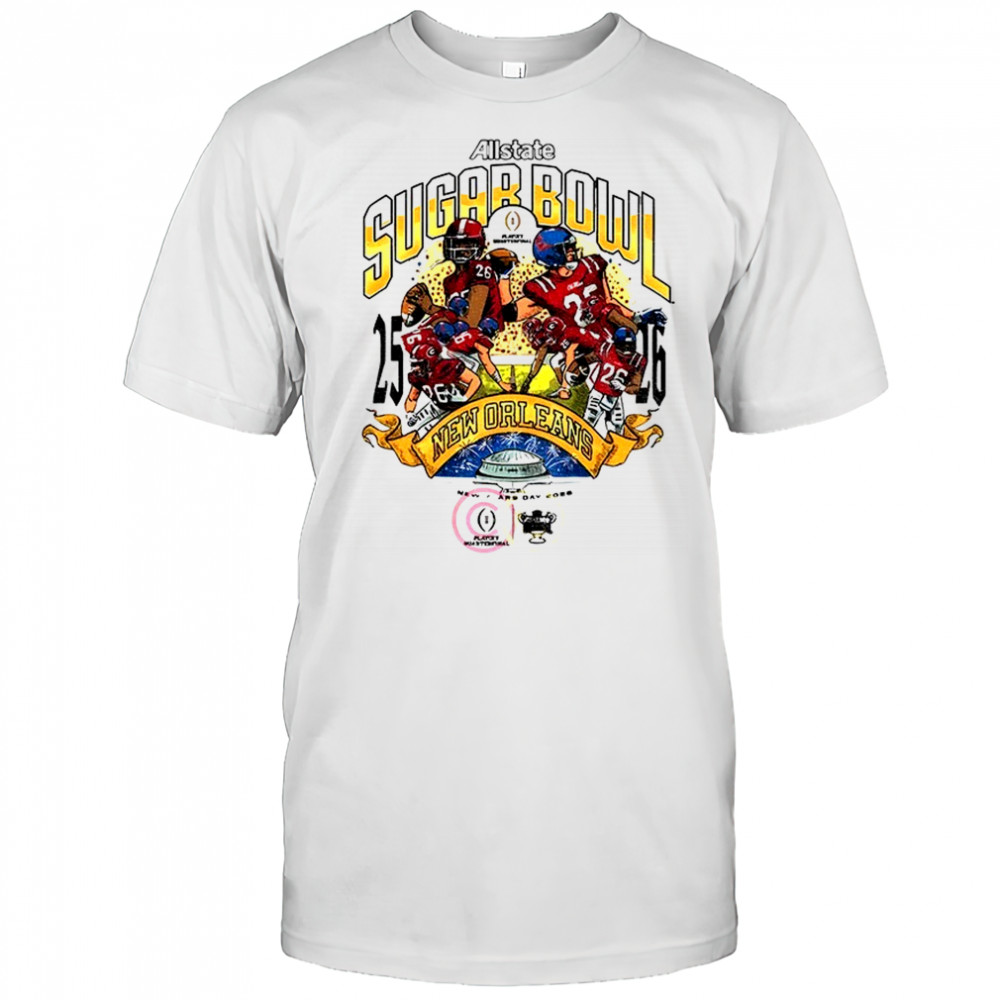 Sugar Bowl Football 2025 New Orleans College Football shirt