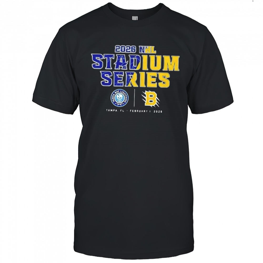Tampa Bay Lightning vs Boston Bruins NHL 2026 Stadium Series match-up shirt