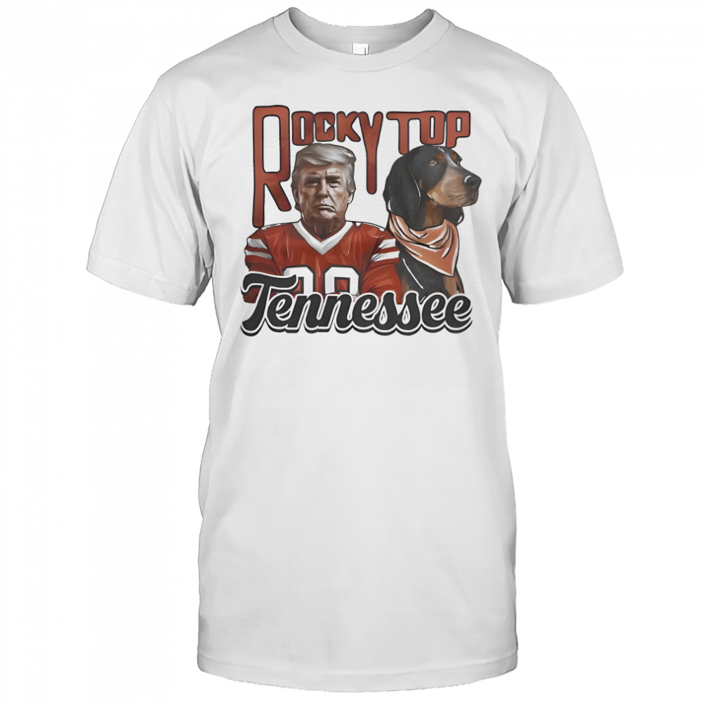 Tennessee Volunteers rocky top Donald Trump and Smoky dog shirt