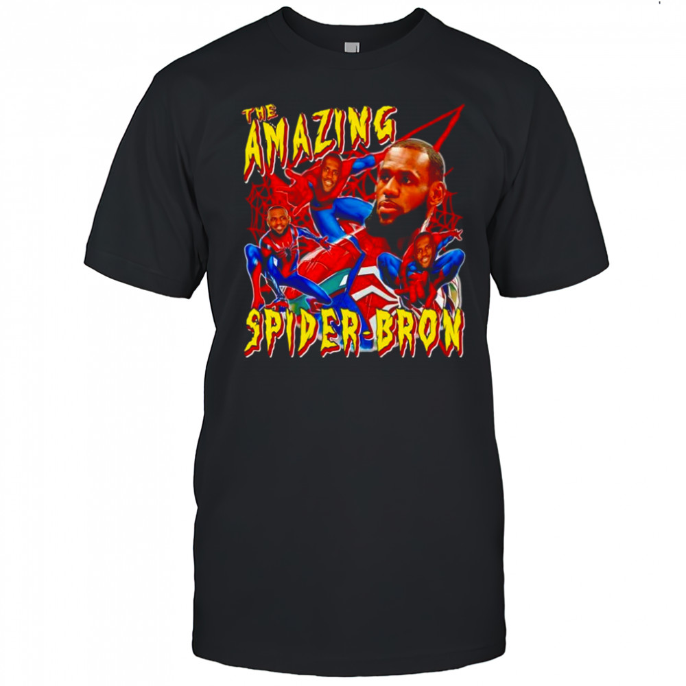The Amazing Bron Spider graphic shirt
