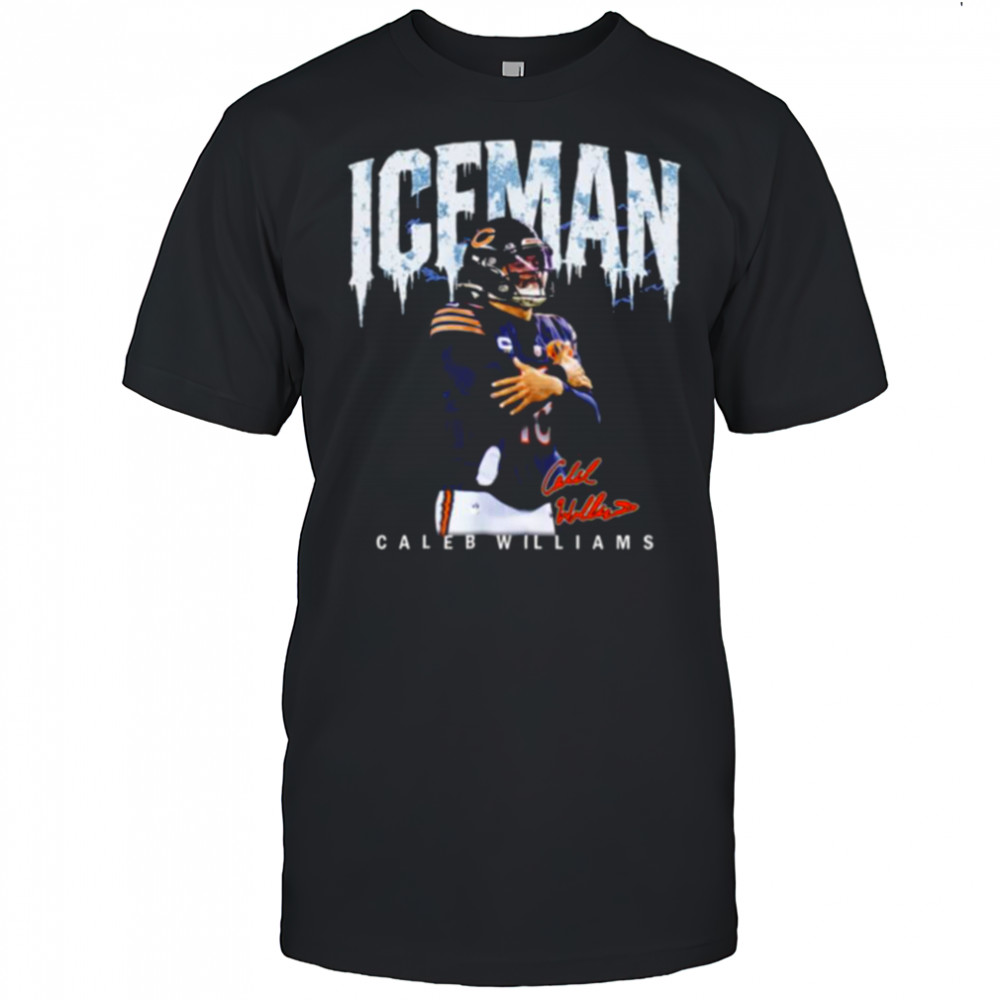 The Iceman Cometh Caleb Williams Chicago Football Vintage Graphic Tee