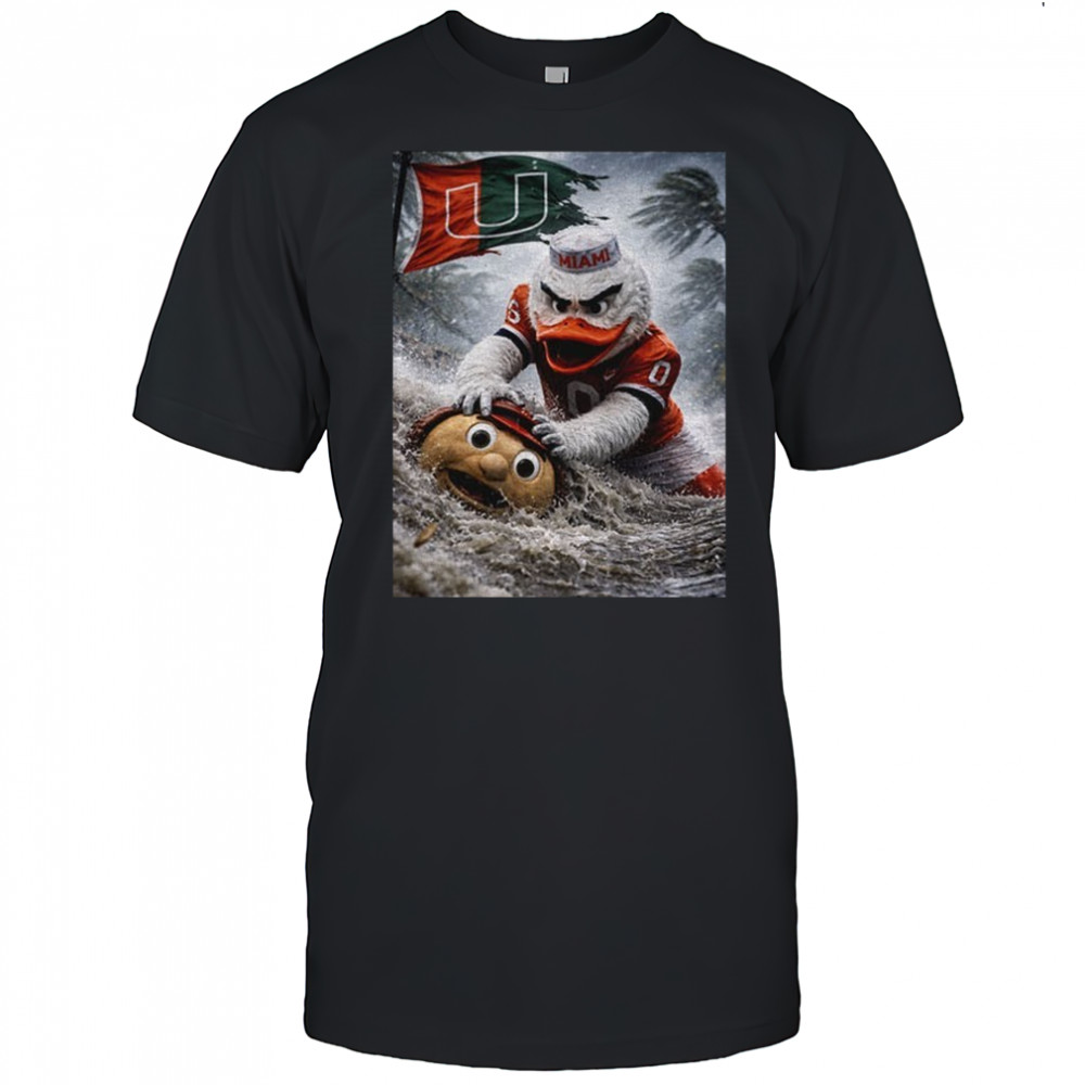 The Miami Hurricanes blow away Ohio State Buckeyes Cotton Bowl shirt