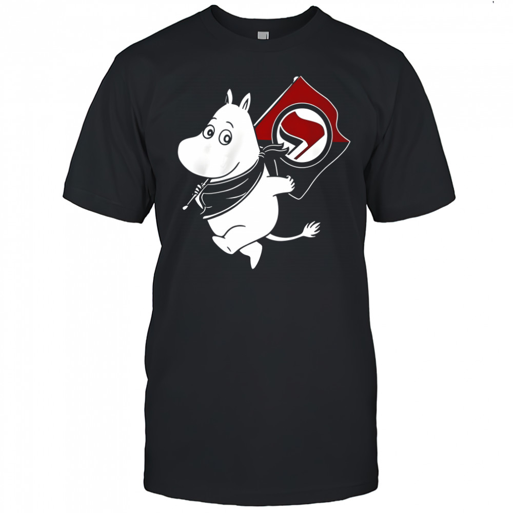 Tom Morello Antifa Moomin Anti Fascist shirt