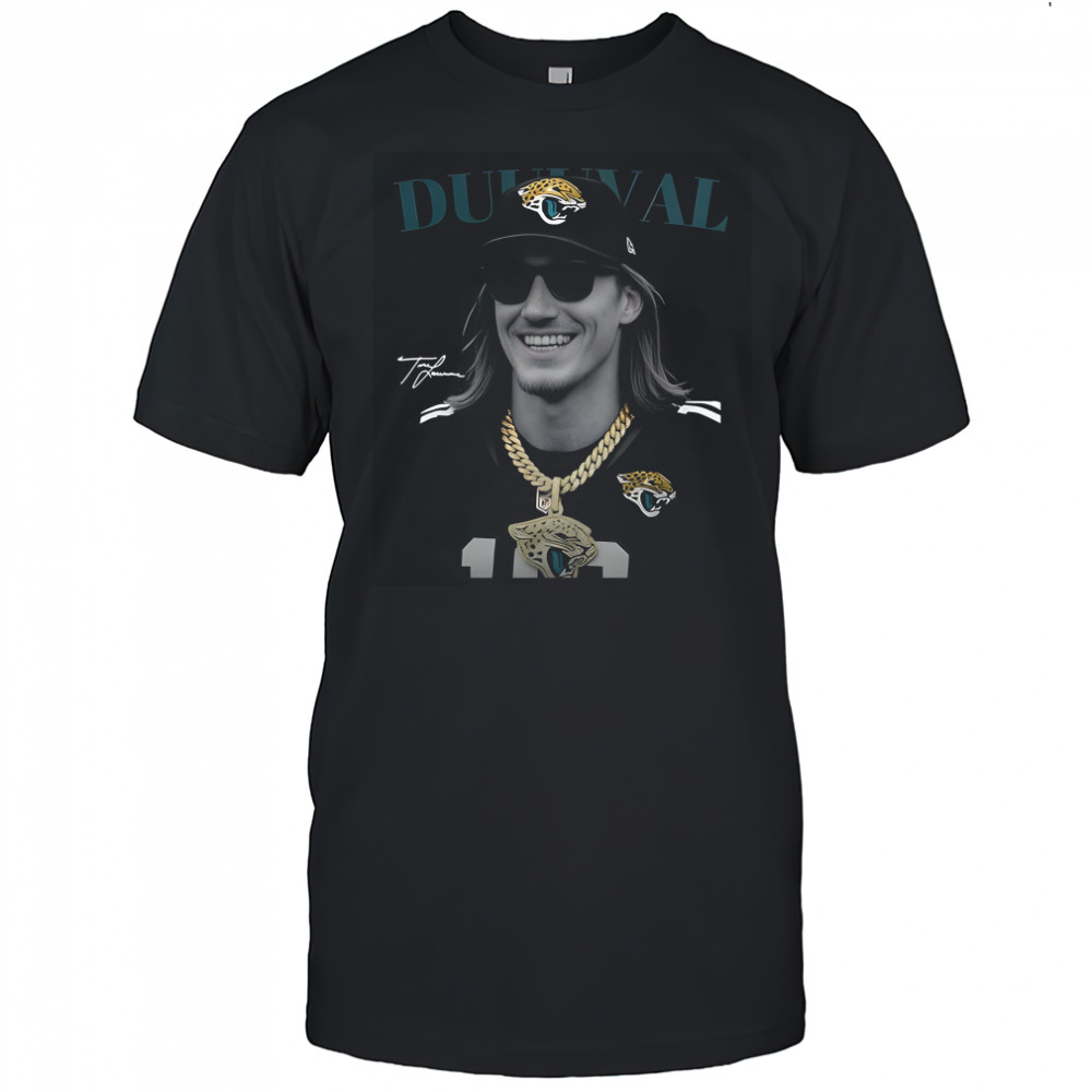 Trevor Lawrence Jacksonville Jaguars diamond grillz signature shirt
